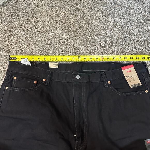 LEVI'S Men's 550 Relaxed Fit Jeans (Big & Tall) Size 46X32 In Black - Picture 14 of 16